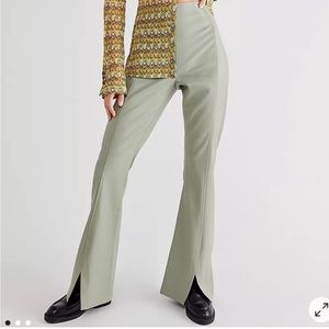 Real Deal Slit Vegan Pants Seagrass SZ 26